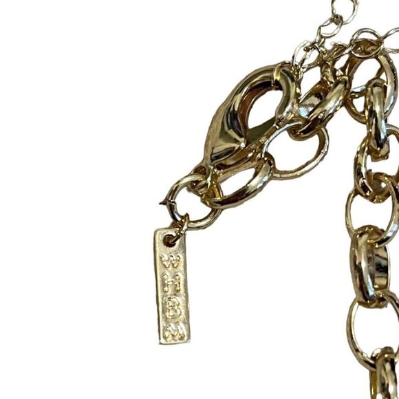 WHMB Multi Strand Beaded & Faux Pearl Neckalce - Picture 6 of 7